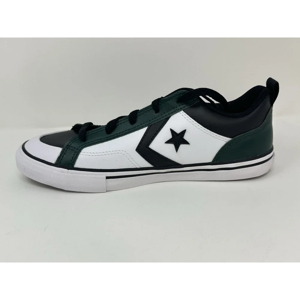 Converse Pro Blaze Ox Shoes Kids Size 6 Green Envy Black White Low Sneakers NIB
